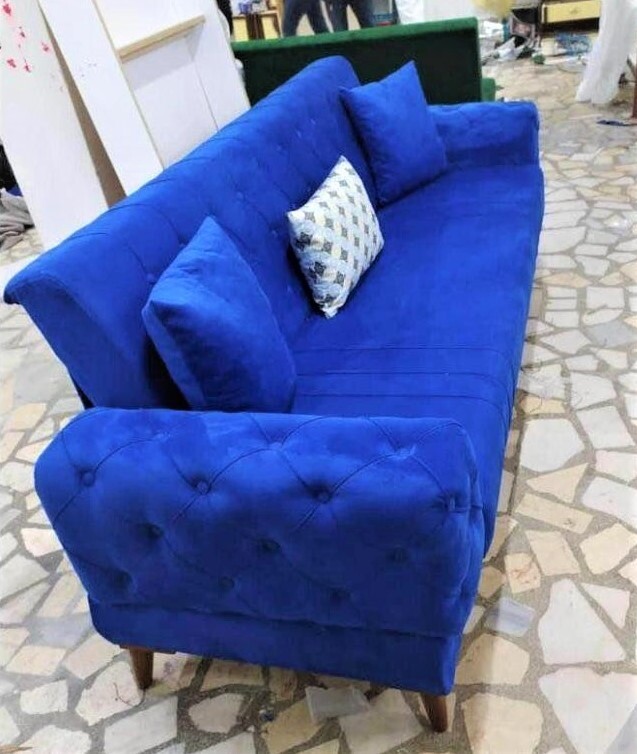 couch made of pillows